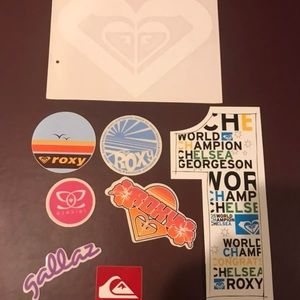 Bundle of Roxy Surfer Girl Stickers